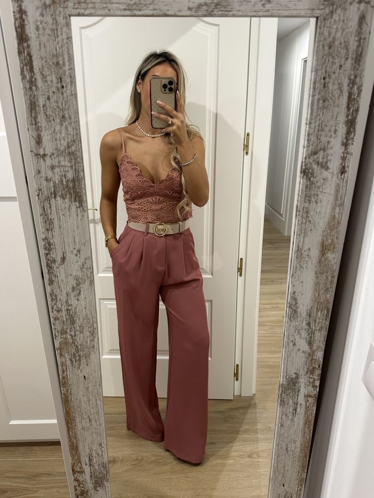 Pantalón Corina rosa