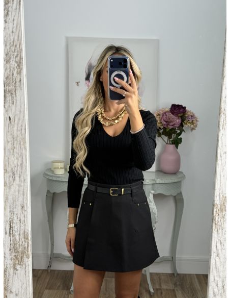 Falda pantalón Nori negra