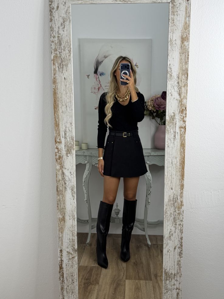 Falda pantalón Nori negra