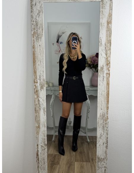 Falda pantalón Nori negra