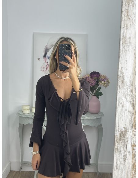 Vestido Mono chocolate
