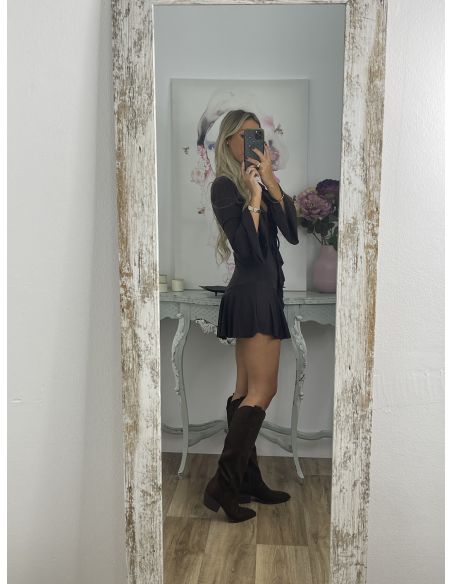 Vestido Mono chocolate