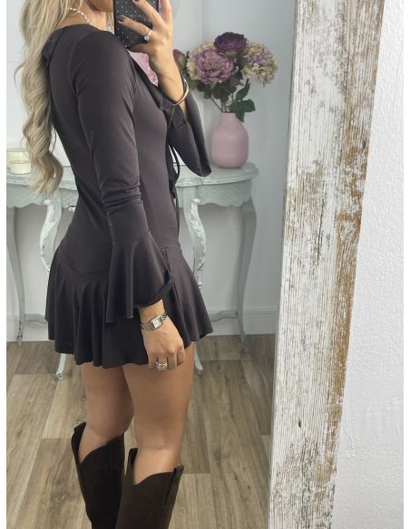 Vestido Mono chocolate