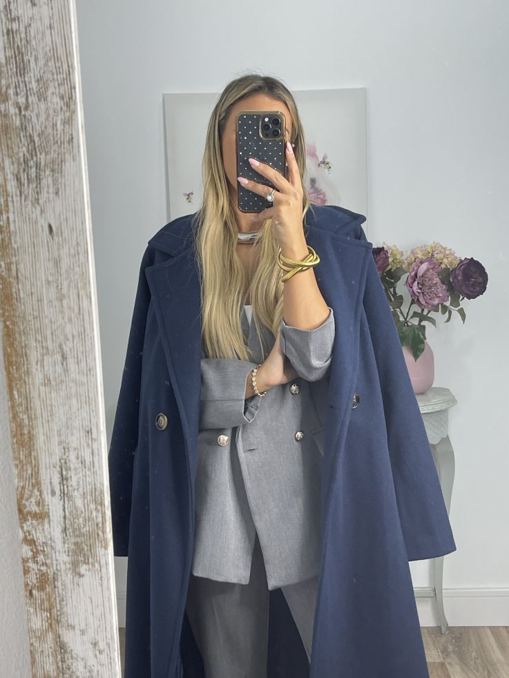 Abrigo Anaiss azul marino