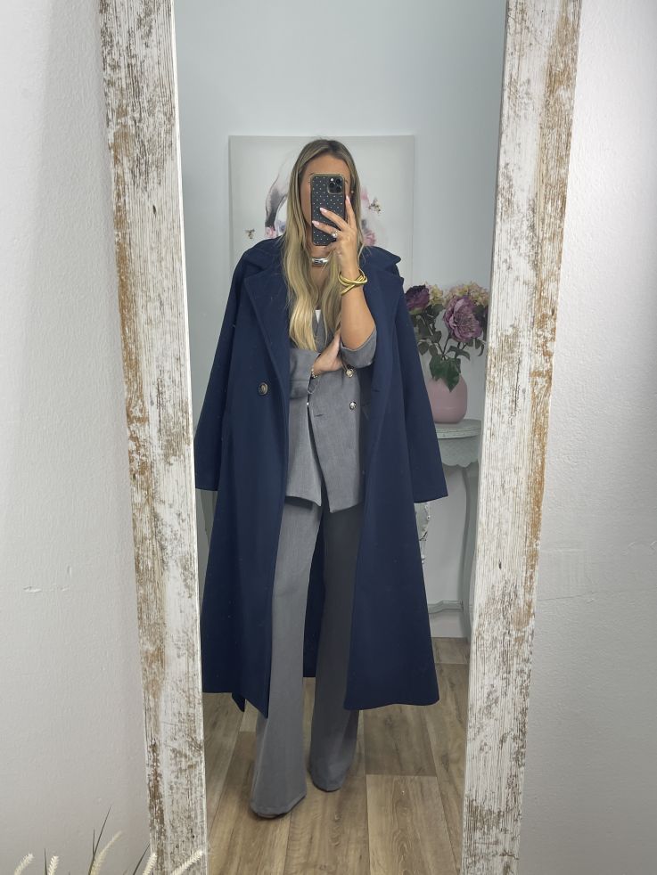 Abrigo Anaiss azul marino