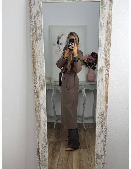 Abrigo Anaiss taupe