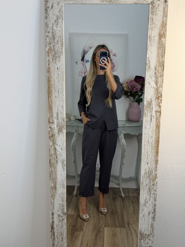 Conjunto Vanity azul grisaceo