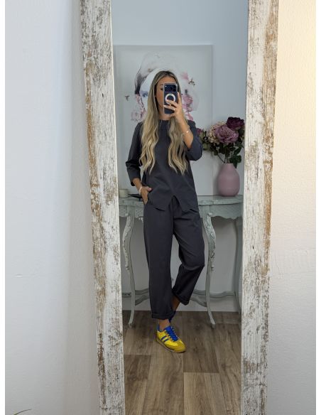 Conjunto Vanity azul grisaceo
