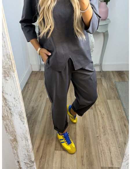 Conjunto Vanity azul grisaceo