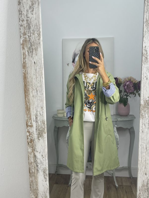 Chubasquero verde