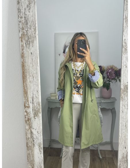 Chubasquero verde