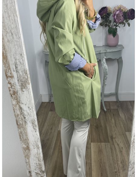 Chubasquero verde