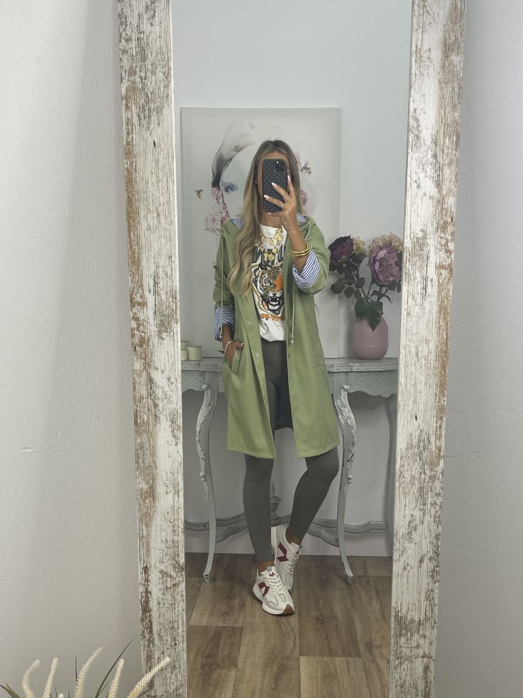 Chubasquero verde