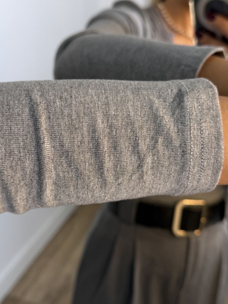 Camiseta Puntilla gris