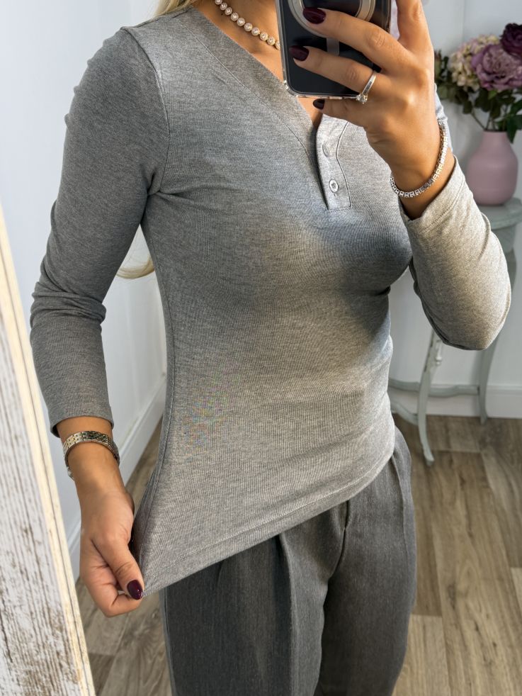 Camiseta Camila gris