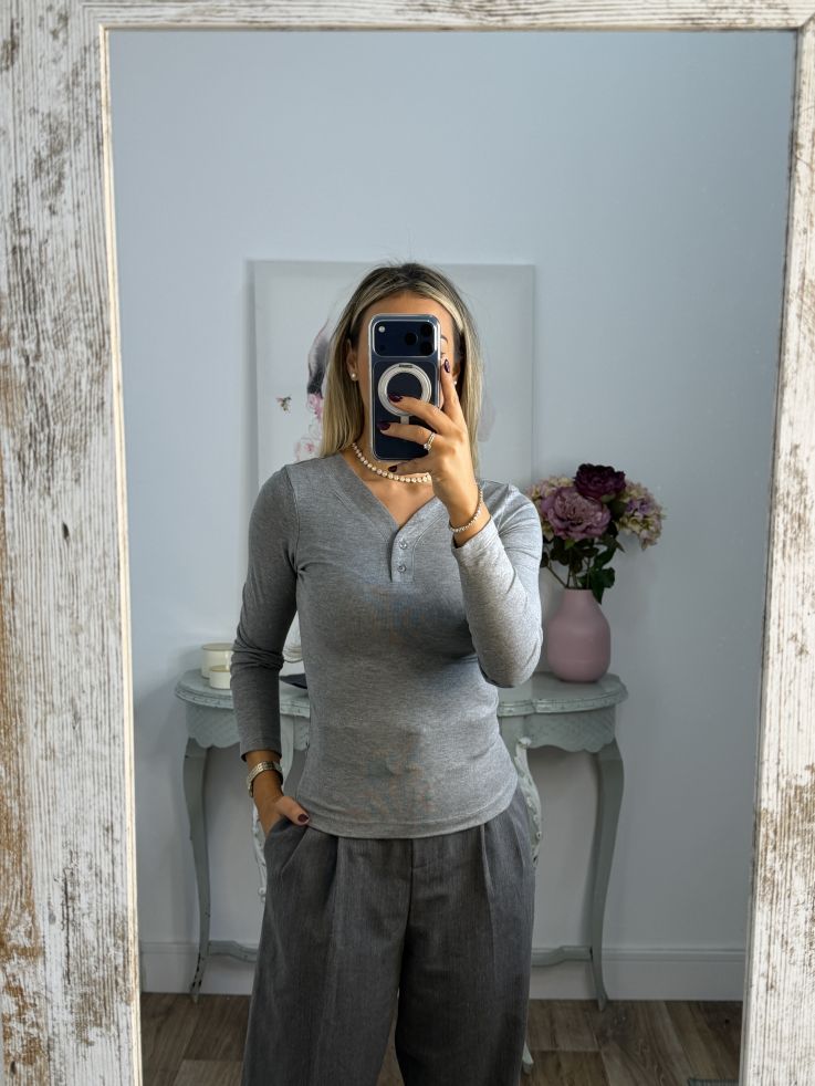 Camiseta Camila gris