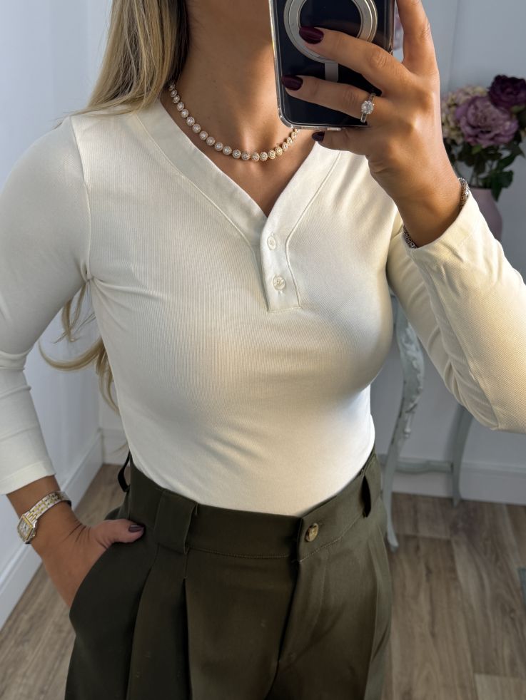 Camiseta Camila cruda