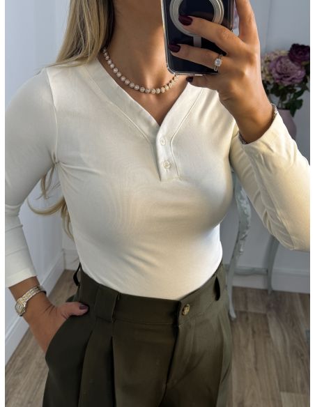 Camiseta Camila cruda