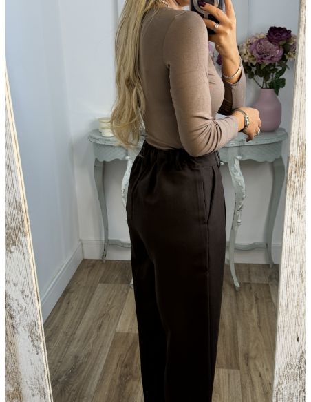 Camiseta Camila taupe