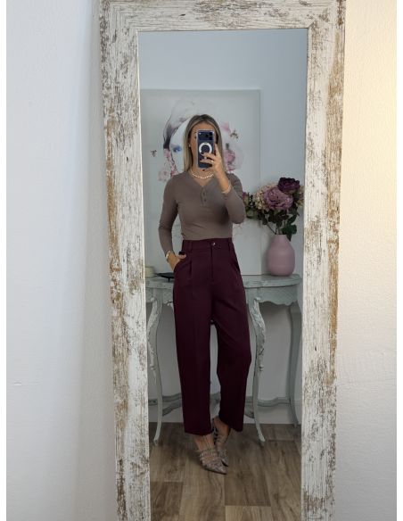 Camiseta Camila taupe