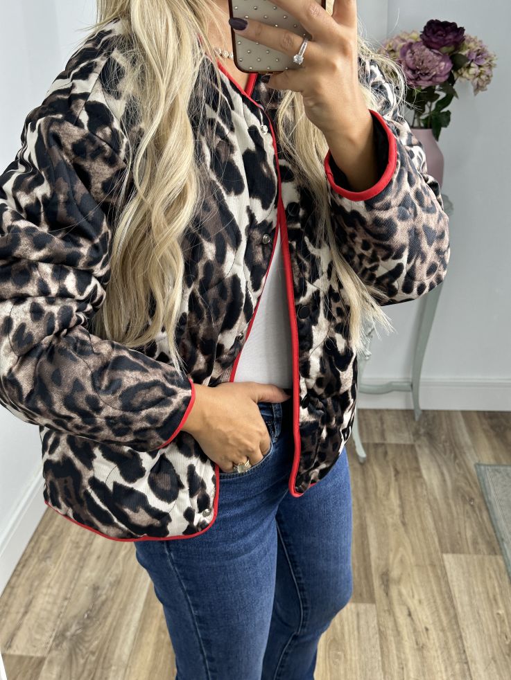 Abrigo estampado print