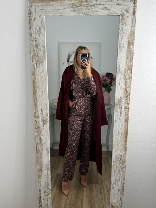 Abrigo Anaiss burdeos