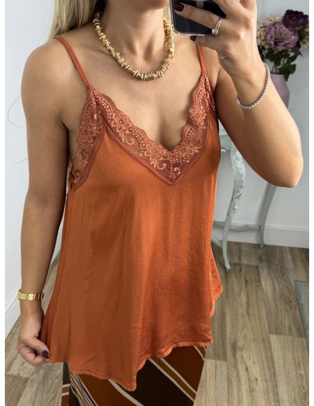 Lencera Carla naranja