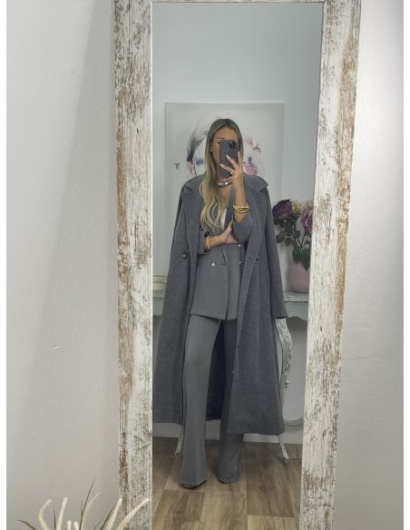 Abrigo Anaiss gris