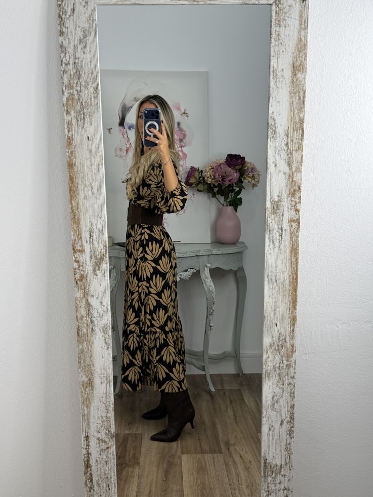 Vestido Eloise camel