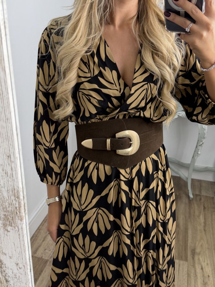 Vestido Eloise camel
