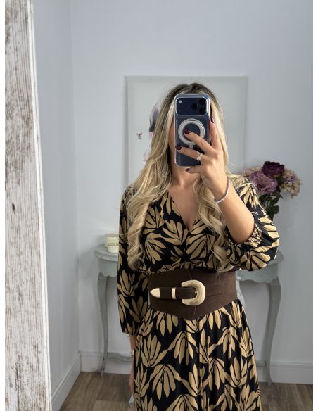 Vestido Eloise camel