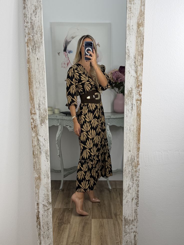 Vestido Eloise camel