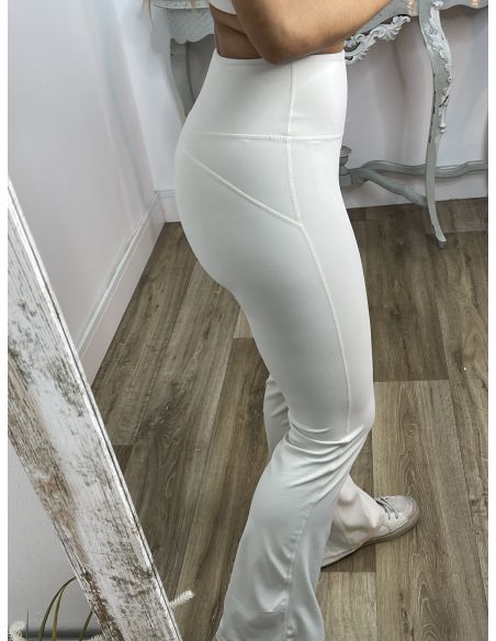 Leggins hielo campana tiro alto liso