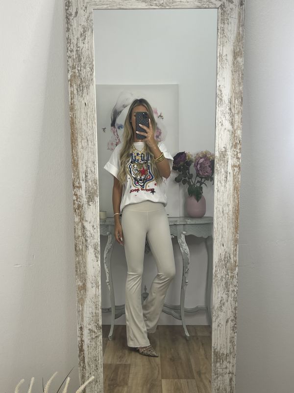 Leggins hielo campana tiro alto liso