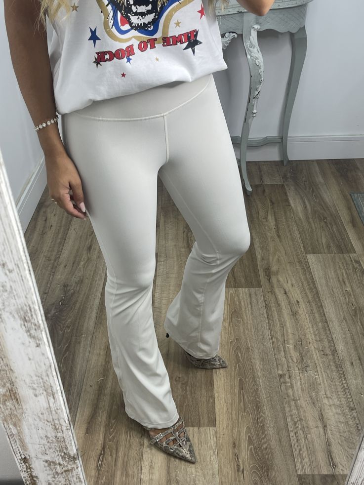 Leggins hielo campana tiro alto liso