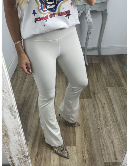 Leggins hielo campana tiro alto liso