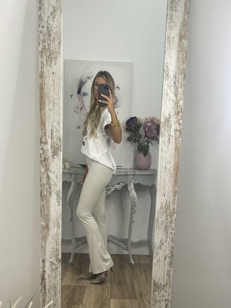 Leggins hielo campana tiro alto liso
