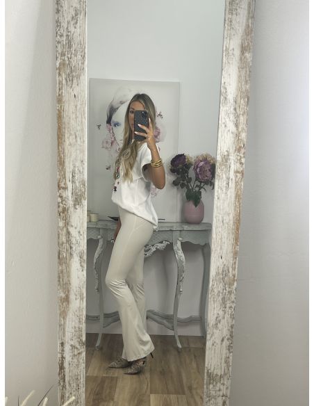 Leggins hielo campana tiro alto liso