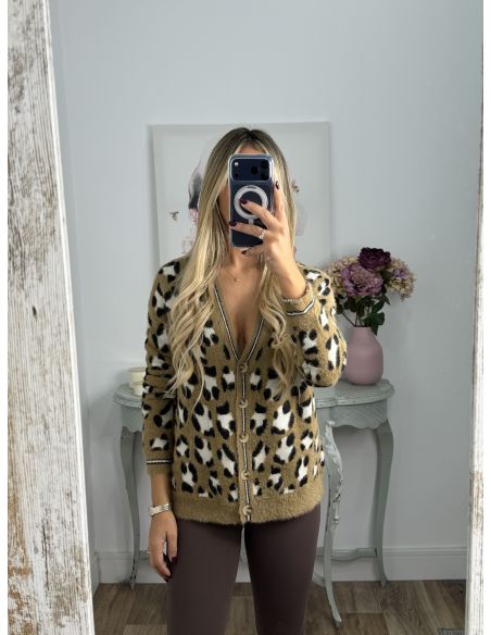 Cardigan Arielle camel