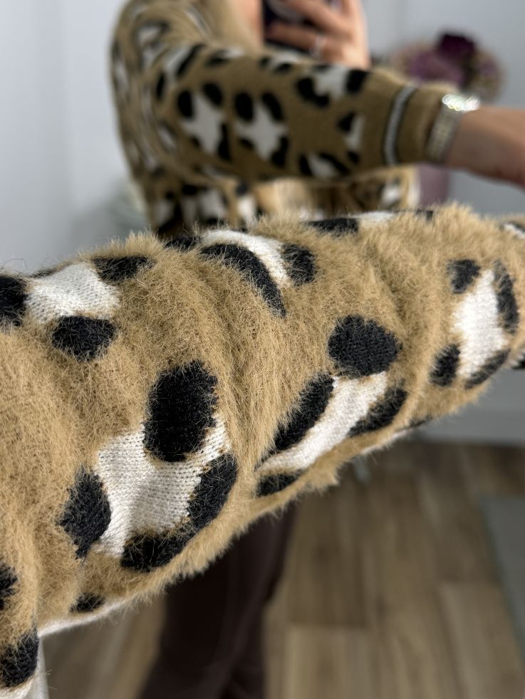 Cardigan Arielle camel