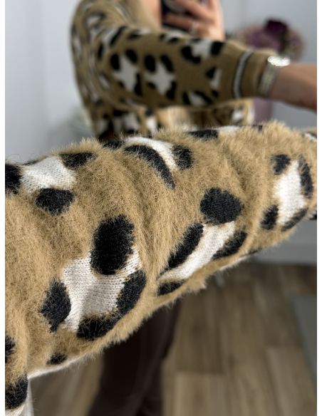 Cardigan Arielle camel