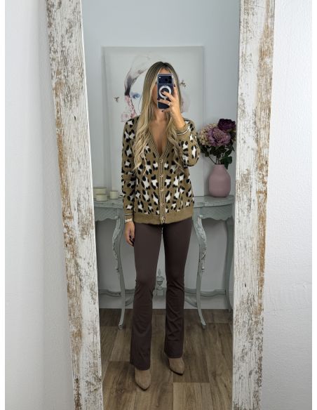 Cardigan Arielle camel