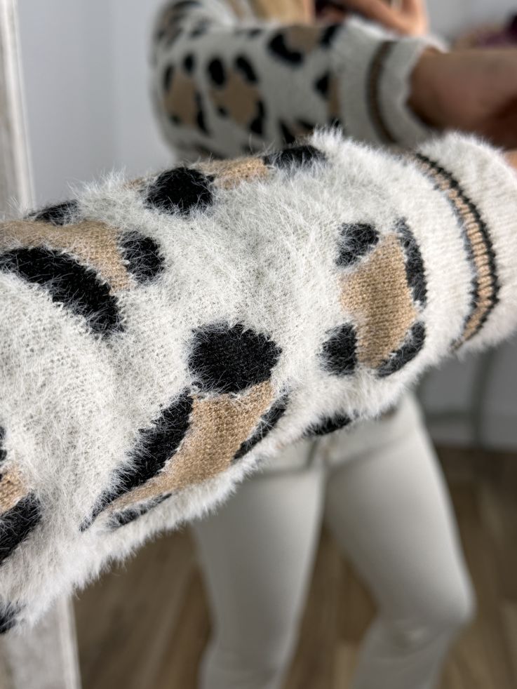 Cardigan Arielle hueso