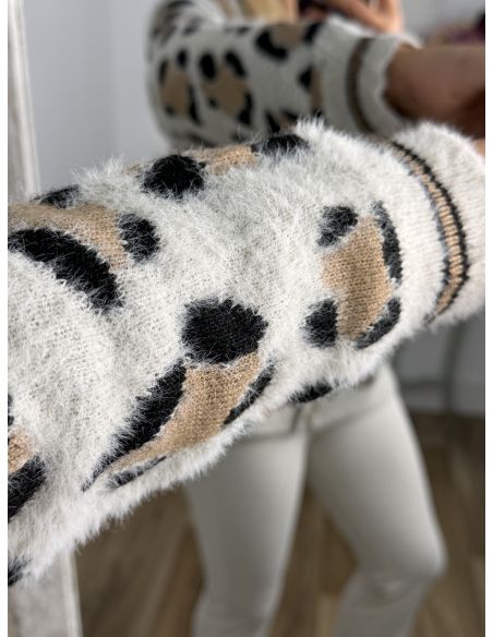 Cardigan Arielle hueso