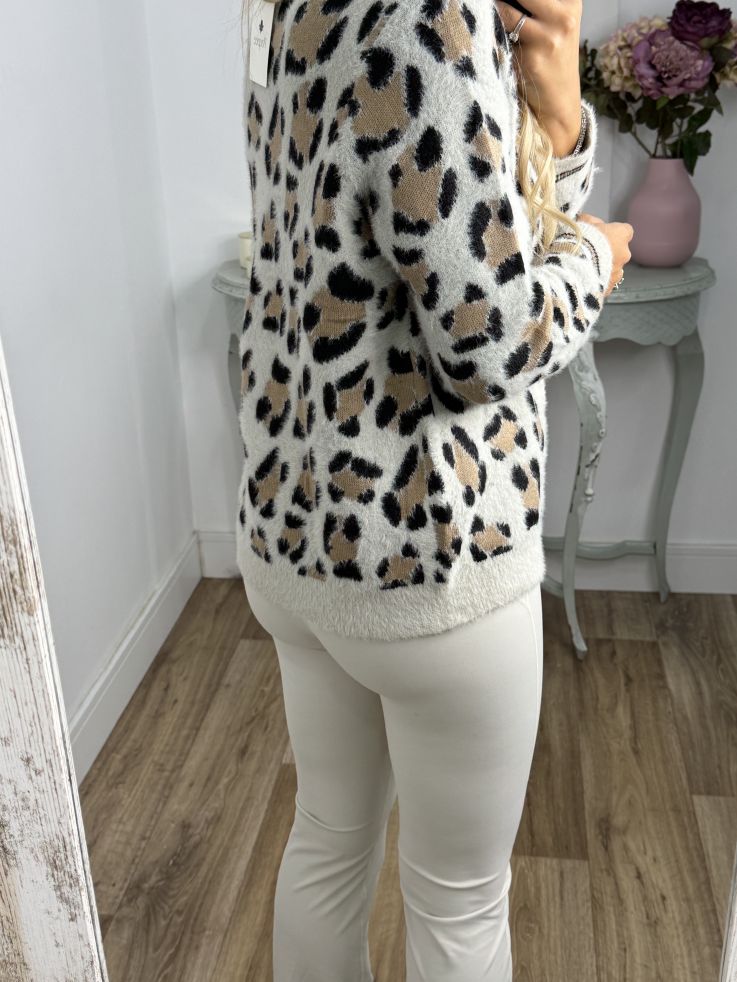 Cardigan Arielle hueso
