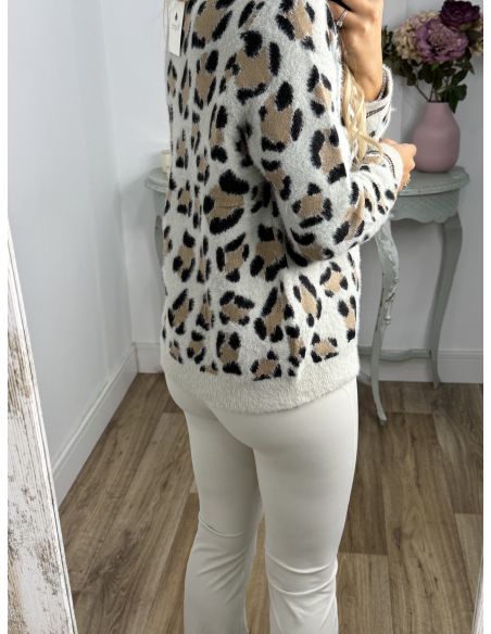Cardigan Arielle hueso