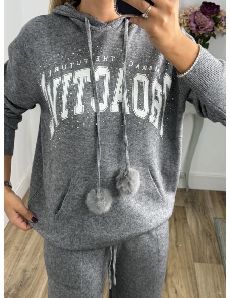Conjunto Proactive gris