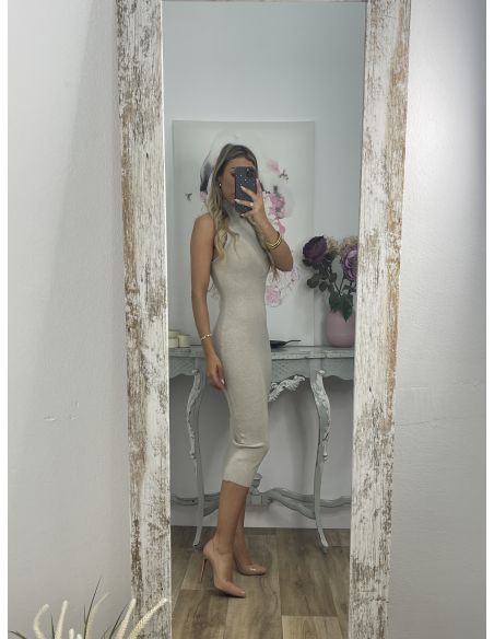 Vestido Lilly taupe