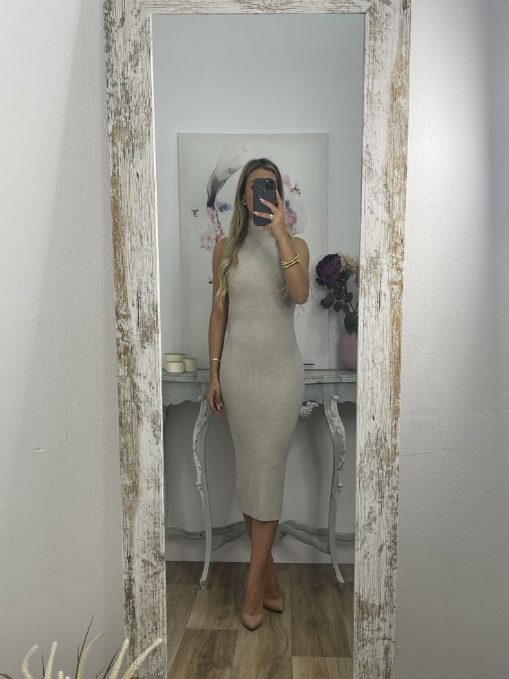 Vestido Lilly taupe