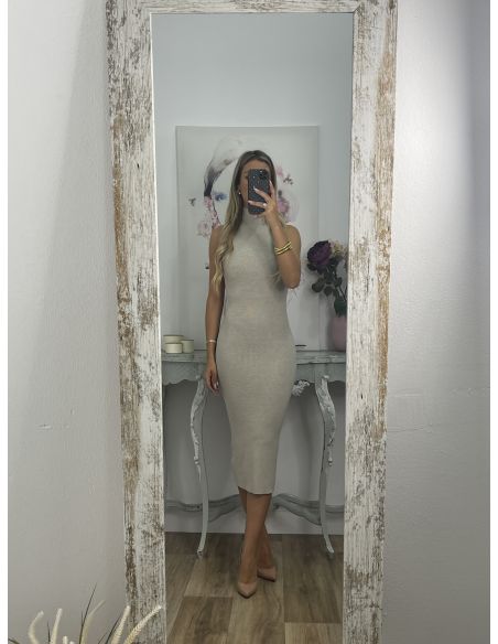 Vestido Lilly taupe